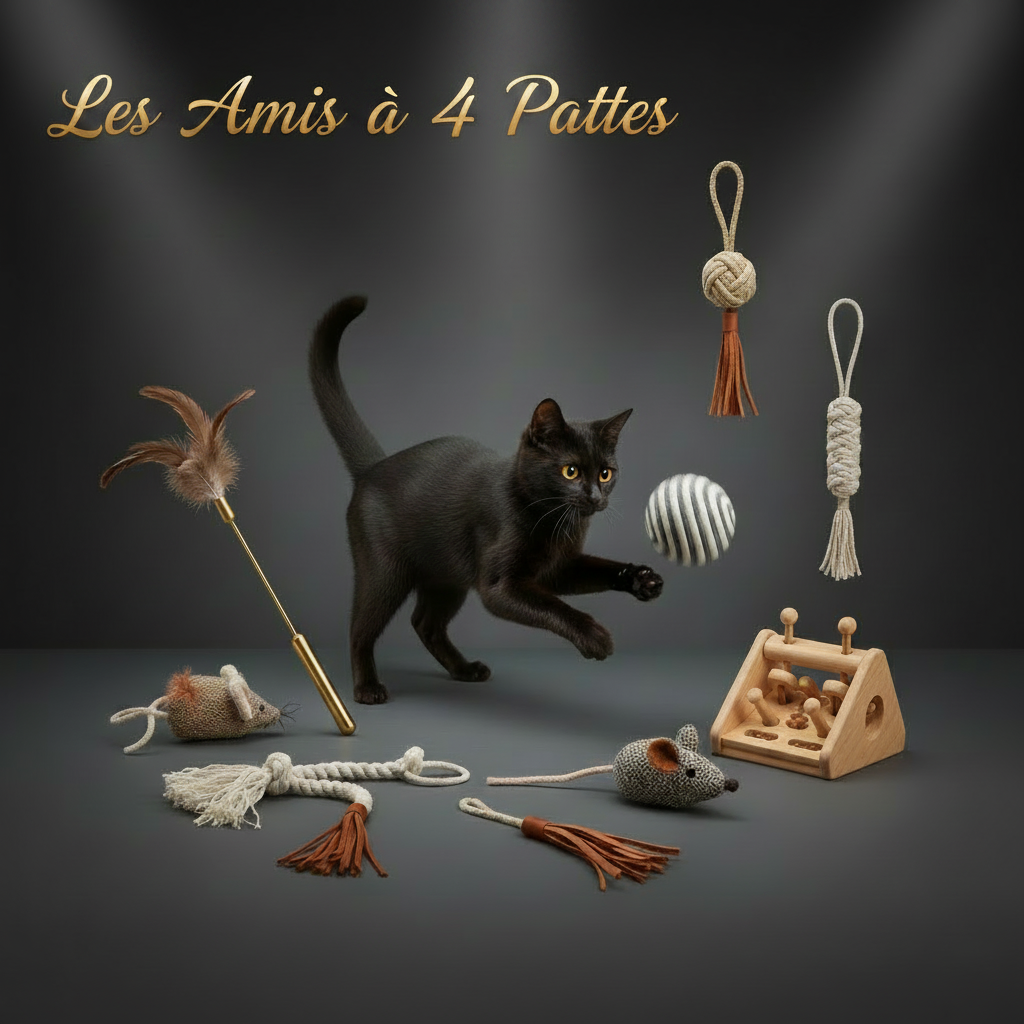 Jouets pour Chat - Les Amis à 4 Pattes Doré
